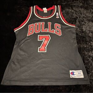Mens Large Vintage 90s Chicago Bulls Toni Kukoc Jersey